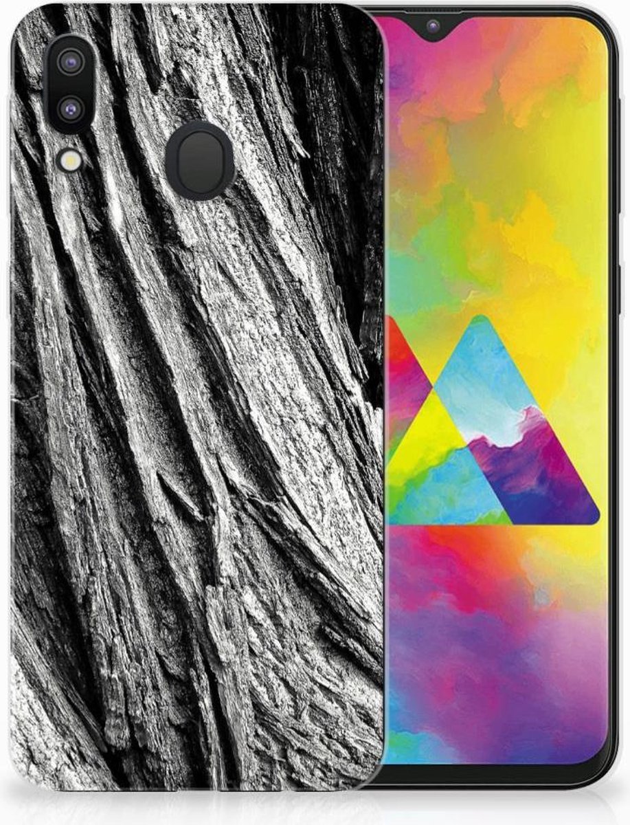 Bumper Hoesje Samsung Galaxy M20 (Power) Boomschors Grijs