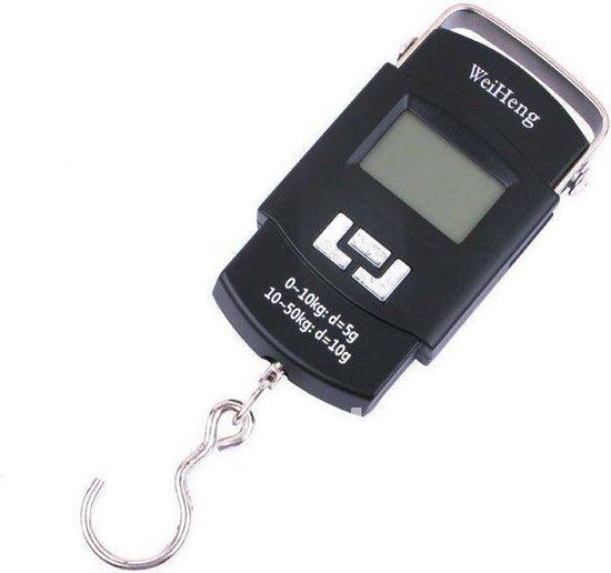 Digitale Bagageweegschaal Met Weeghaak & Thermometer