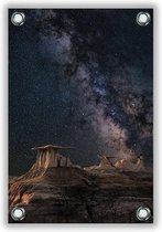 Tuinposter Galaxy Lucht 40x60cm- Foto op Tuinposter (wanddecoratie voor buiten en binnen)