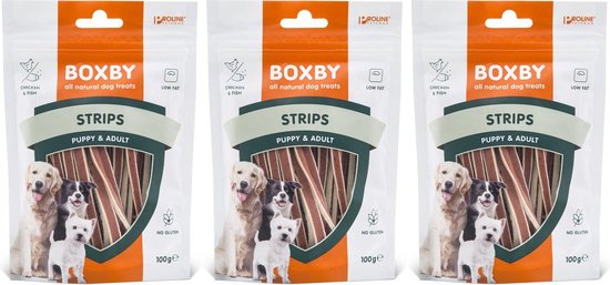 Proline Boxby Strips - Hondensnack 3 zakjes van 100gr