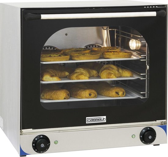 Foto: Casselin cfcv1 oven zwart roestvrijstaal