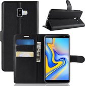 Book Case - Samsung Galaxy J6 Plus (2018) Hoesje - Zwart