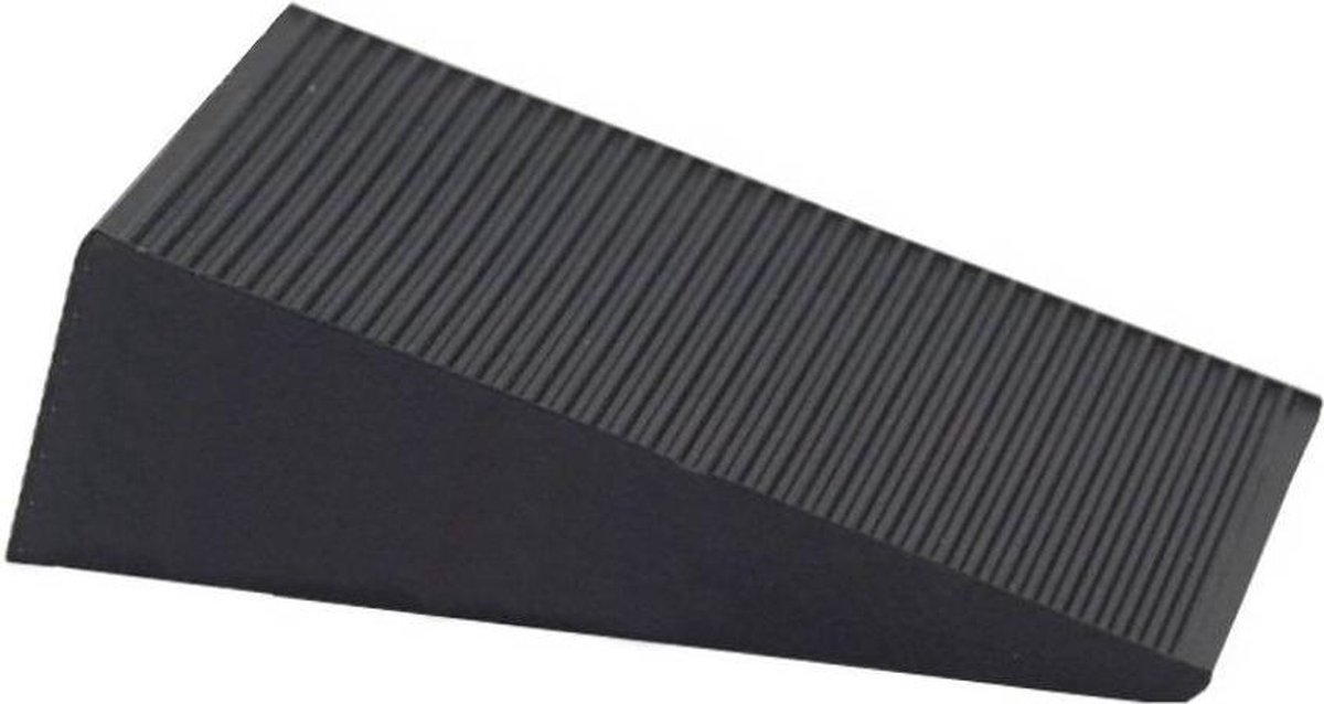 Deurstopper / Deurwig Rubber 16mm Zwart