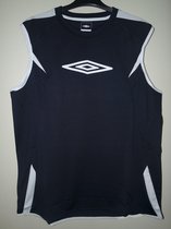 Umbro trainings shirt XL blauw/ wit
