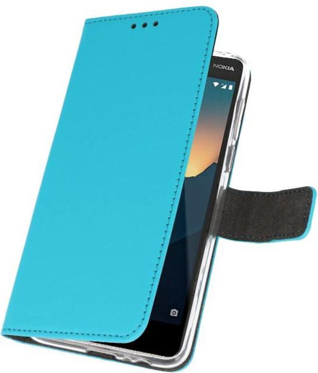 Bestcases Pasjeshouder Telefoonhoesje Nokia 2.1 - Blauw