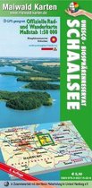 Schaalsee = Offizielle Rad- u. Wanderkarte = UNESCO - Biosphärenreservat Schaalsee - Rückseite mit touristischen Informationen