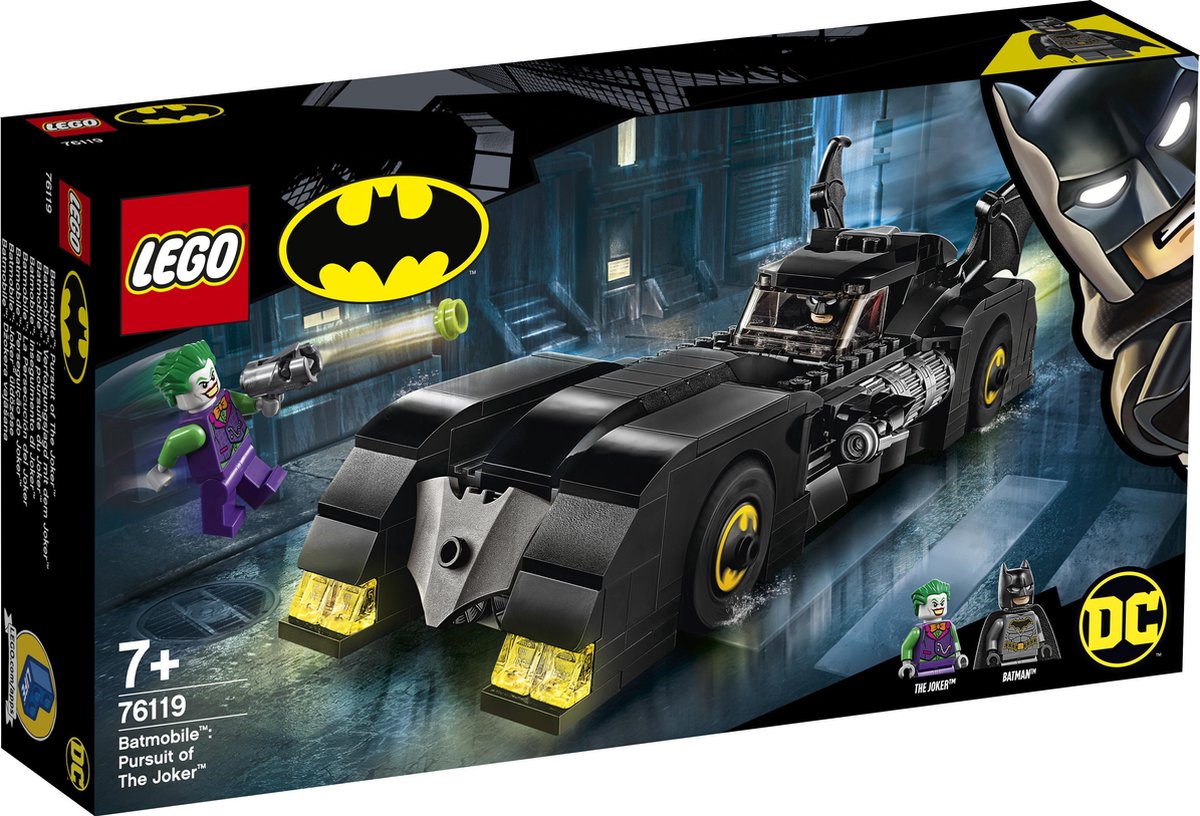 LEGO DC 76224 La Batmobile : Poursuite entre Batman et le Joker, Jouet