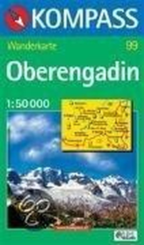 Oberengadin 1 : 50 000 - cover