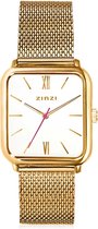 Zinzi Square ZIW807M Roman Horloge + gratis Zinzi armbandje