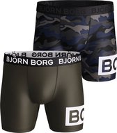 Bjorn Borg BB multi camo Heren Boxershort - 2P - Groen - Maat XL