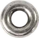 Spacer kraal d: 9 mm gatgrootte 4 mm antiek zilver 15stuks