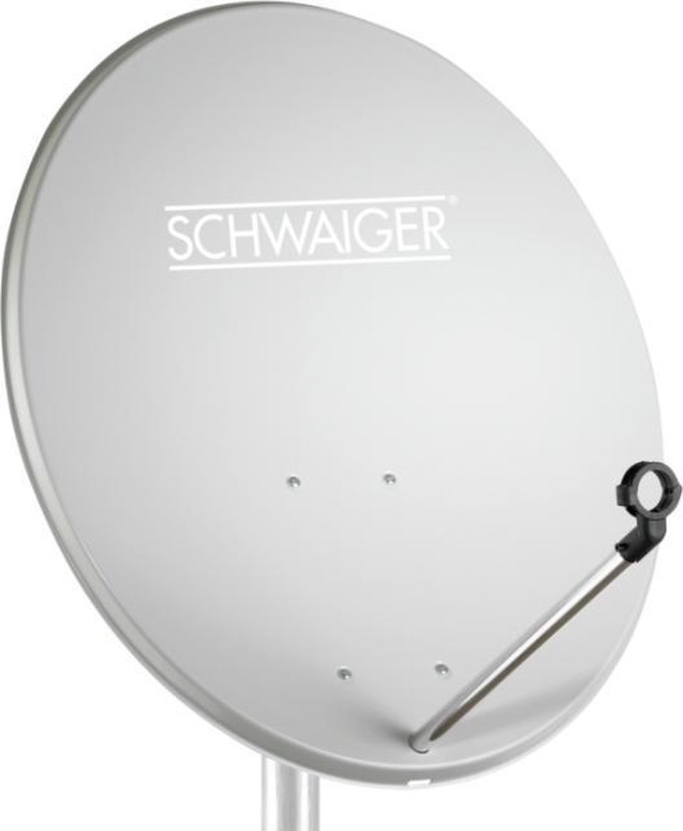 Schwaiger 42 cm satellietschotel lichtgrijs