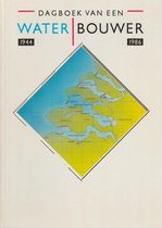 Boekomslag met titel 'Dagboek van een waterbouwer 1944-1986' en een kaart van de Oosterschelde.
