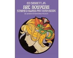 Art Nouveau Stained Glass Pattern Book