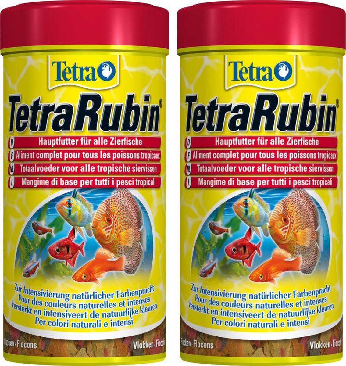 Tetra rubin 250 ml vlokken per 2 verpakkingen