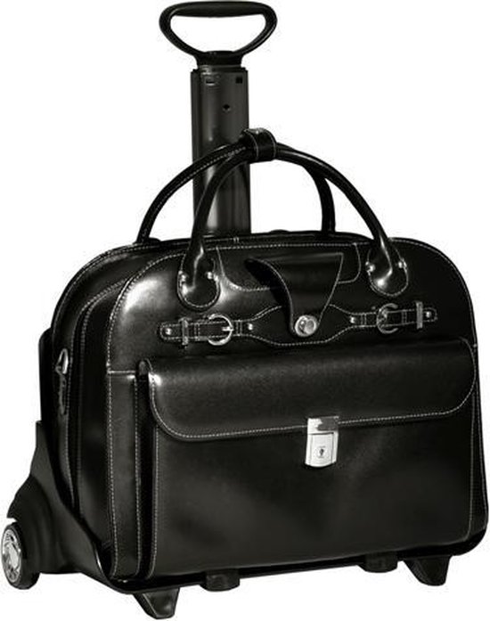 McKlein Laptop Trolley - Zwart - 15.4" - Roseville