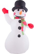 Opblaasbare sneeuwpop decoratie met licht - Feestdecoratievoorwerp