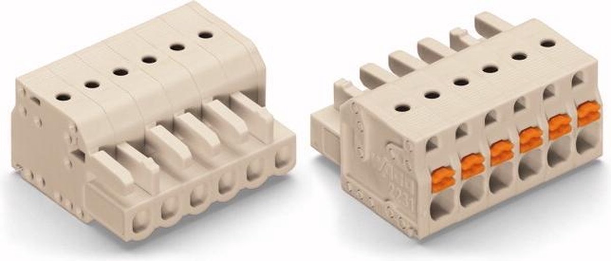 Wago 2721-110/026-000 Grijs kabel-connector