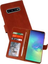 Rico Vitello Bruin Echt Leder Hoesje voor Samsung Galaxy S10 Plus