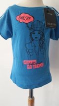 Tiffosi-meisjes-t-shirt "Green" -kleur: blauw-maat 92