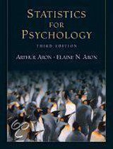 Statistics for Psychology