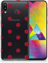 Geschikt voor Samsung Galaxy M20 TPU Hoesje Design Cherries