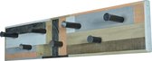 Spinder Design Eco Wandkapstok met 7 Haken - Recycled Hout