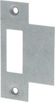 Nemef Sluitplaat - rechthoekig - 71,5 x 23,3/43,8 mm - Staal verzinkt - passend bij artikel 1255 en 1269/37