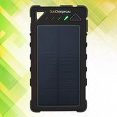 Smart 8.000 mAh Solar Powerbank Zwart