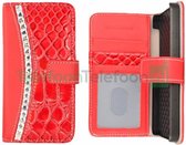 Fashion Croco Book voor Galaxy S3 Mini VE i8200