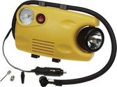 Compressor 8 Bar met Manometer en Werklamp - Geel