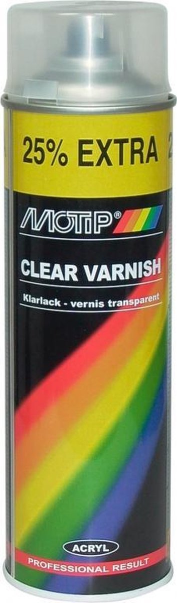 VERNIS CARROSSERIE MAT MOTIP aérosol 500 ml - 04000