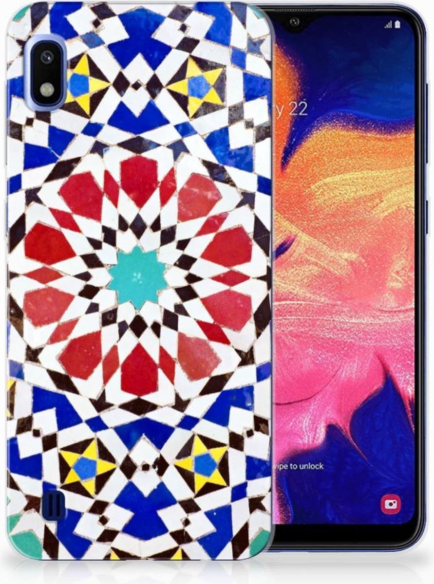 Samsung Galaxy A10 TPU Siliconen Hoesje Mozaïek
