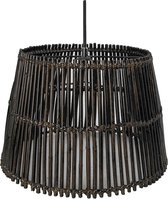Hanglamp - ø33 cm - rotan - black wash