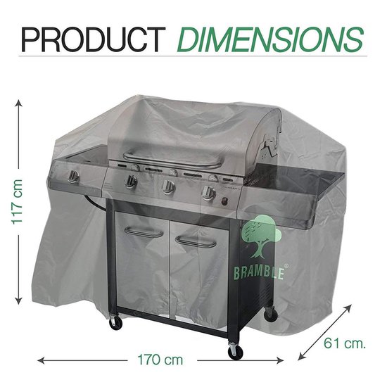 | Bramble Barbecue beschermhoes BBQ Heavy Duty Beschermhoezen voor barbecue Heavy Duty Barbecue Cover for