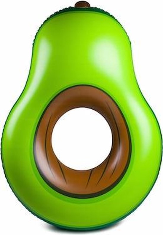 Avocado Pool Float - Pool Float Avocado - Big Mouth grote opblaas zwemband – 150 cm.