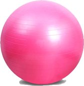 DW4Trading® Yoga fitness gym bal 65 cm roze