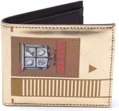 Zelda - Cartridge bifold portemonnee goudkleurig