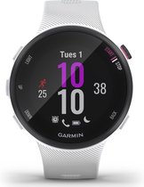 Garmin Forerunner 45S Smartwatch - Hardloophorloge met GPS Tracker - 5ATM Waterdicht - Zwart/Wit - Scherm afmetingen: 1.5 - Formaat horlogekast: 39