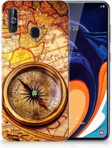 Siliconen Back Cover Geschikt voor Geschikt voor Samsung Galaxy A60 Kompas