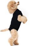 Suitical recovery suit hond zwart S 43-51 cm