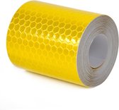Reflecterende Tape / Stickers AA Commerce - Reflectietape / Reflectie Plakband 300x5 CM -  Geel