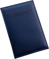(Donker) Blauwe Paspoort Protector - Beschermhoes - Paspoorthouder - Cover - Mapje