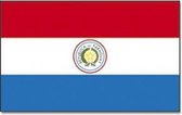 Vlag Paraguay 90 x 150 cm feestartikelen -Paraguay landen thema supporter/fan decoratie artikelen