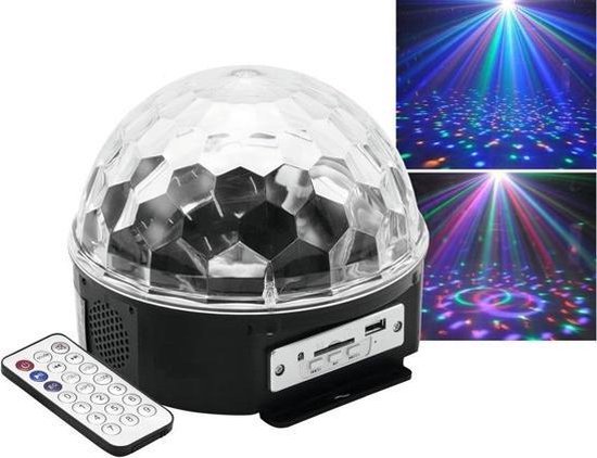 Discobal met mp3 speler Led discolamp