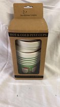 Hot cold pint cups