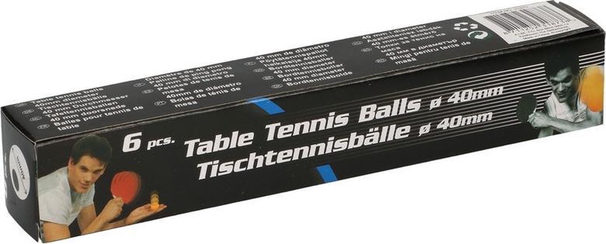 6 X Clavier Taille Standard Balles de tennis de table blanc Ping Pong Balle Enfants Adultes Play 
