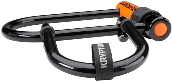 Kryptonite Beugelsot Messenger Mini+ 9,5 X 16,5 Cm Zwart/oranje van Kryptonite — afbeelding 4
