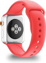 Eyzo Siliconen bandje - bandje geschikt voor Apple Watch Series 1, 2, 3, 4, 5 en 6 & SE - 38 en 40 mm - Watermelon - Large