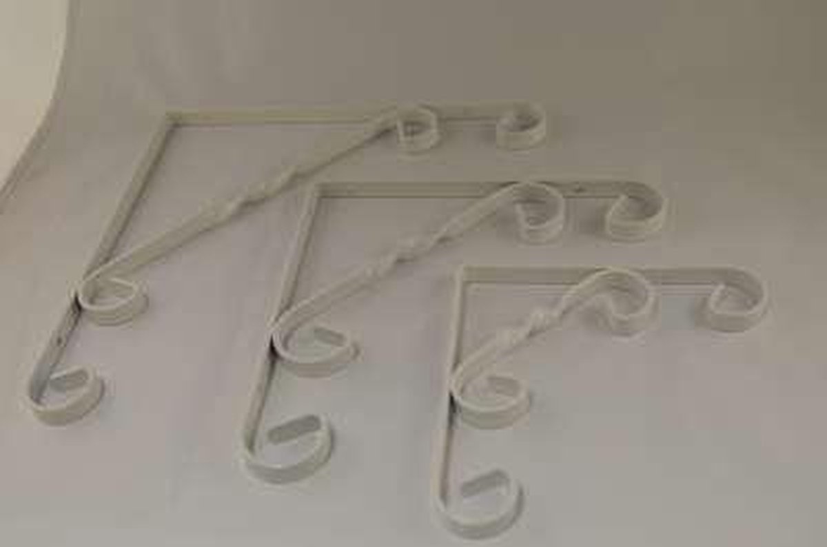 Plankdrager ornament wit 250x250mm